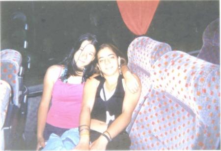 dans le bus pour aqualand.